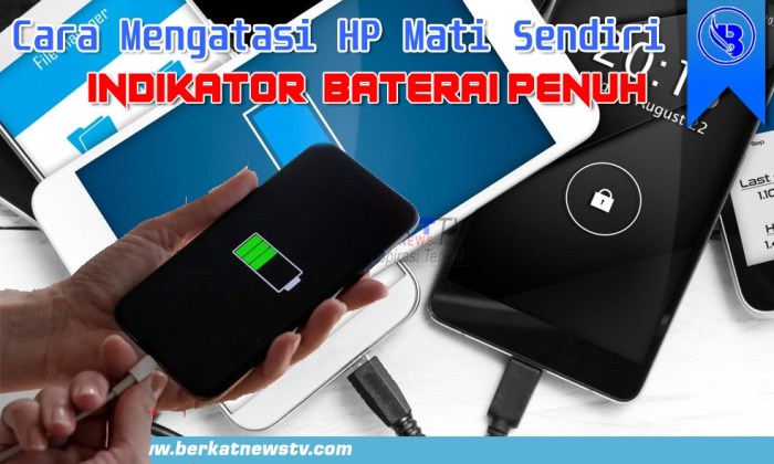 Kenapa hp sering mati sendiri