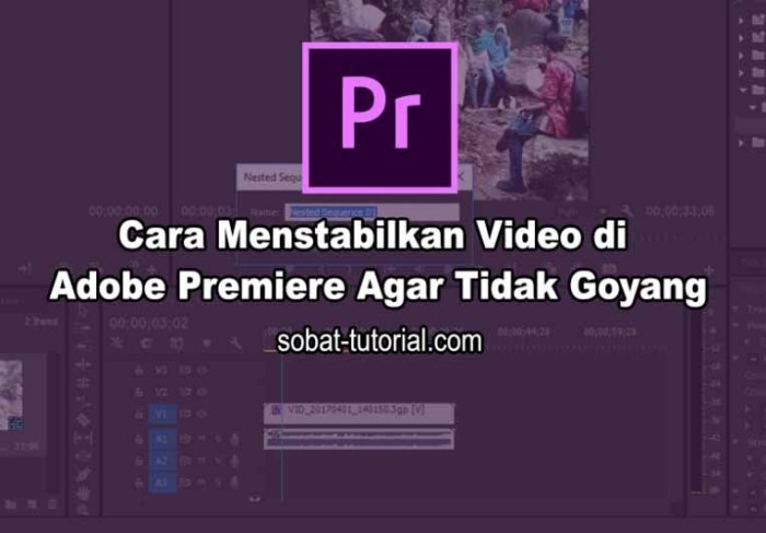 Cara menstabilkan video