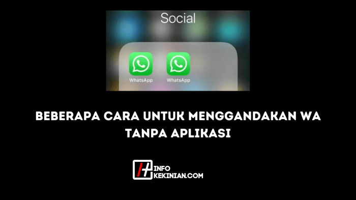 Cara menggandakan wa