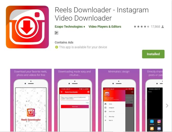Instagram reels download
