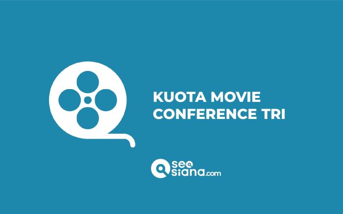 Cara menggunakan kuota movie dan conference tri